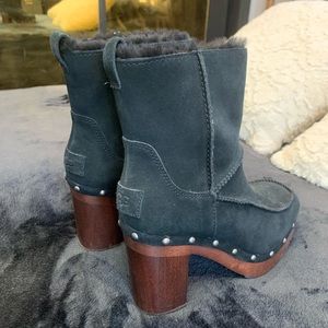 UGG boot with heel